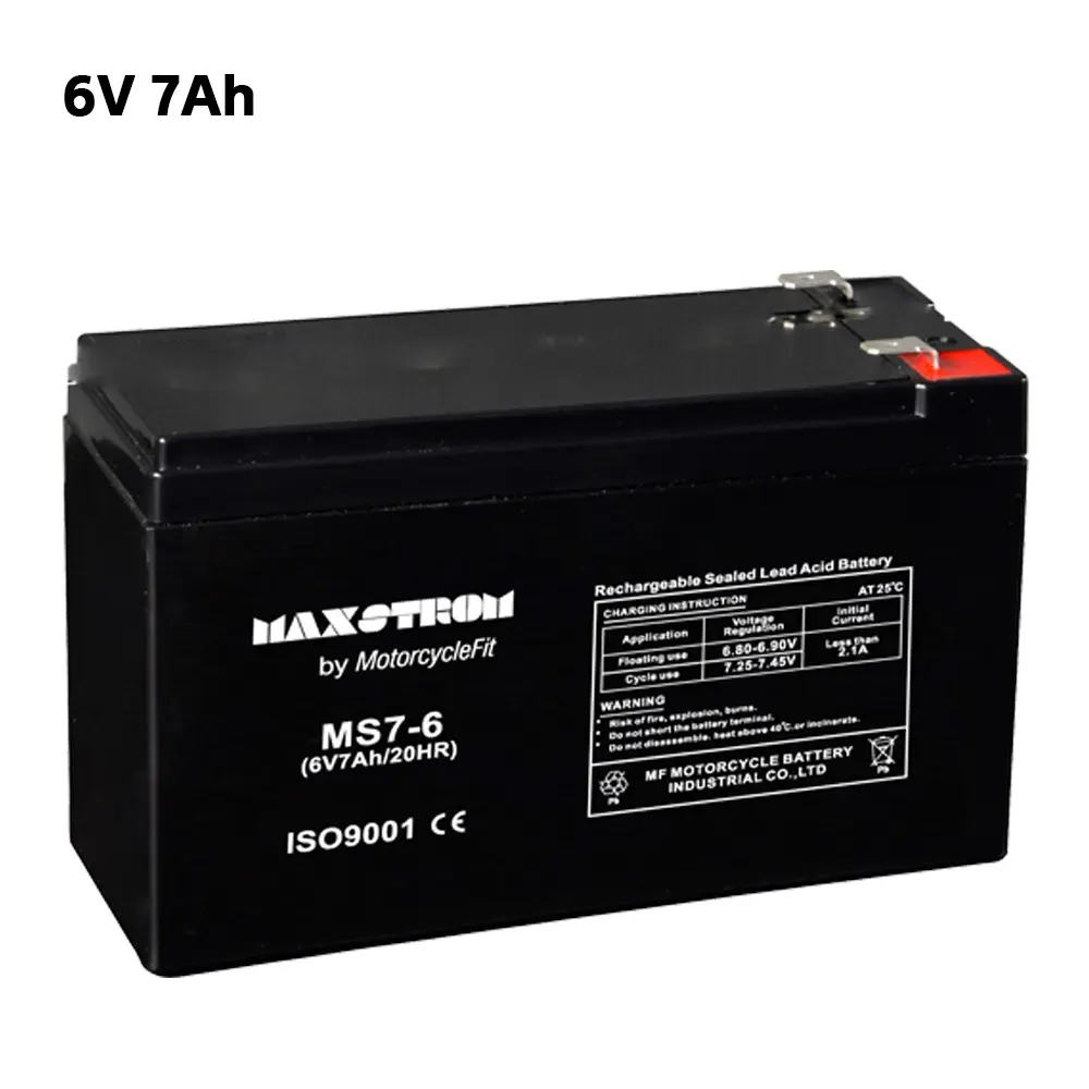 Maxstrom 6V 7Ah – Baterai Tahan Lama untuk UPS, Alarm, dan Perangkat Elektronik