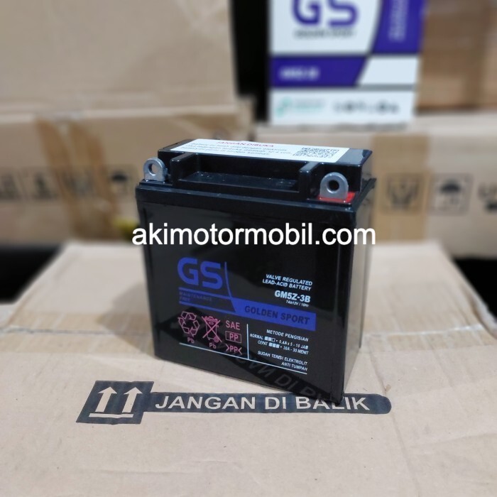 Aki Motor CB150R, Sonic 150, CBR 150 GS GTZ6V MF Aki Kering Honda